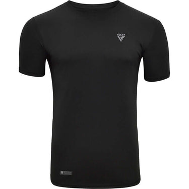 RDX T2 Black Short Sleeves Sweat - Wicking Gym T-Shirt - RDX Sports | Switzerland