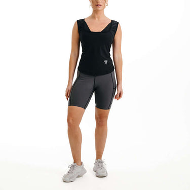 RDX W1 Women Sweat Shorts - RDX Sports | Switzerland #color_grey