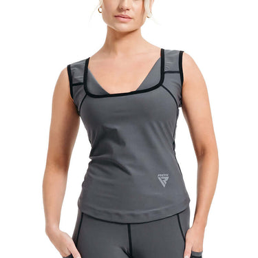 RDX W1 Women Sweat Vest Without Zipper - RDX Sports | Switzerland #color_grey