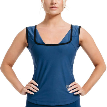 RDX W1 Women Sweat Vest Without Zipper - RDX Sports | Switzerland #color_blue