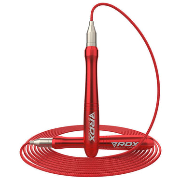 RDX W2 Adjustable 10.3ft Skipping Rope with Non-Slip Aluminium Handles