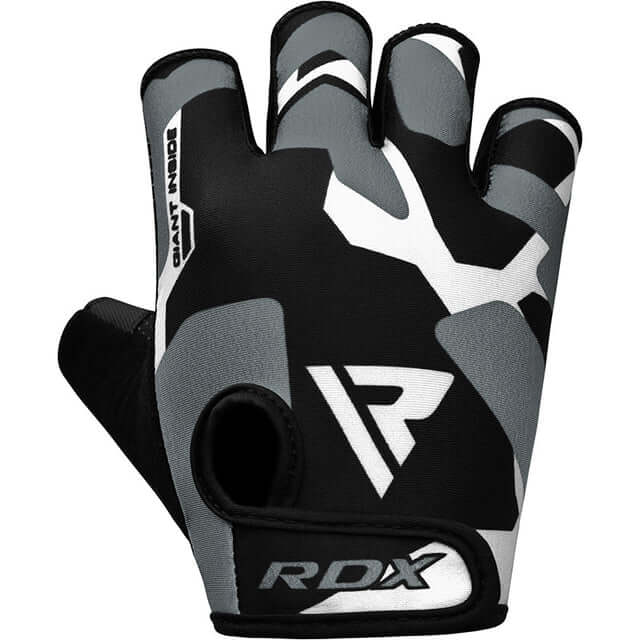RDX F6 Fitness Gym Gloves#color_grey