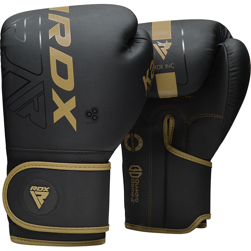 RDX F6 Kara Kids Boxing Gloves 6oz#color_gold