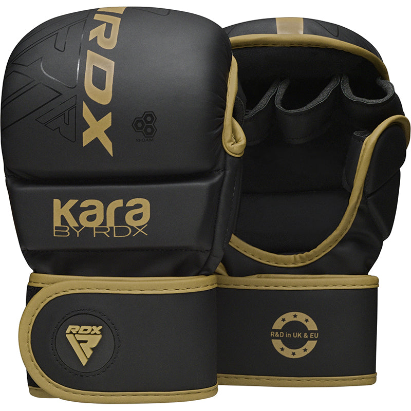RDX F6 KARA MMA Sparring Gloves 7oz#color_gold