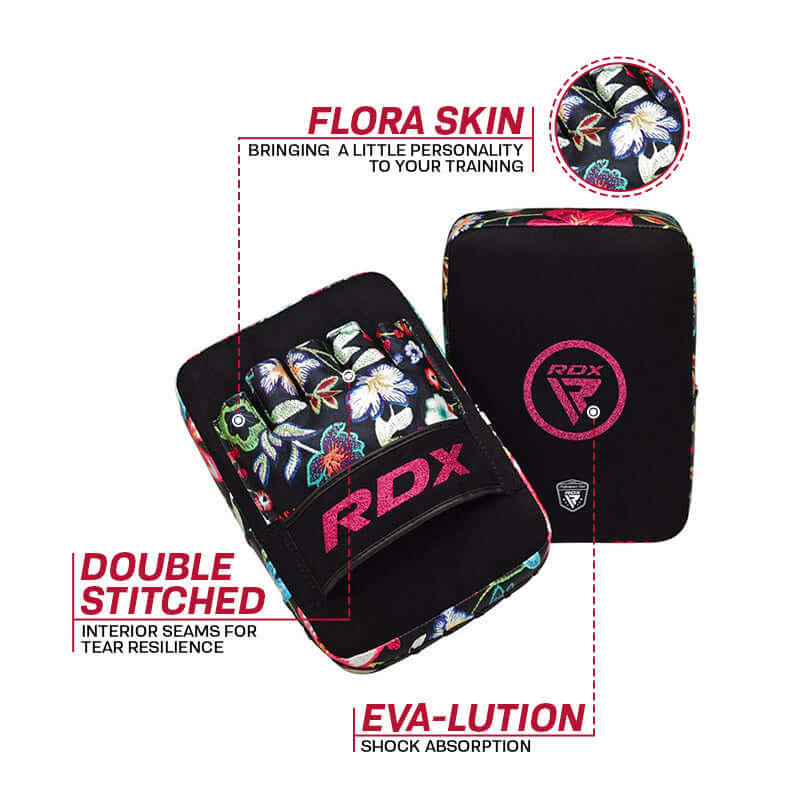 RDX FL3  Patas De Urso Boxe Preto Couro vegano