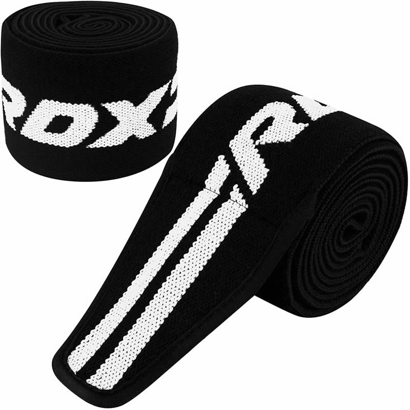 RDX K2 Compression Knee Wraps OEKO-TEX® Standard 100 certified#color_black