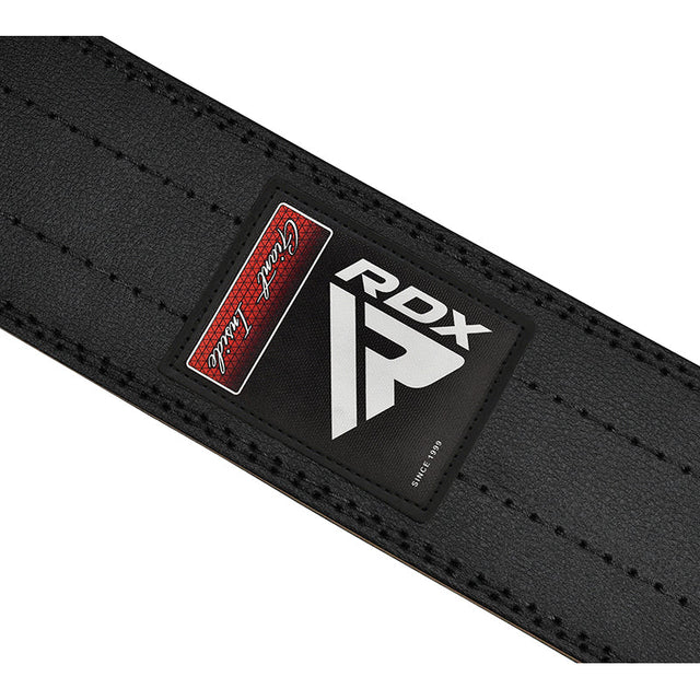 RDX RD1 4  Powerlifting Leather Gym Belt#color_black