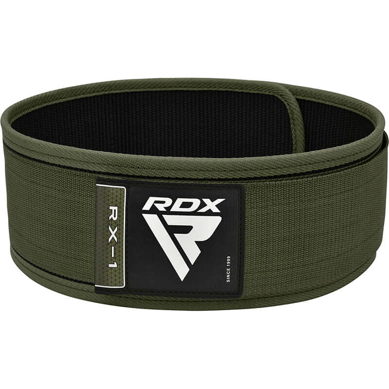 RDX RX1 Weight Lifting Belt#color_green