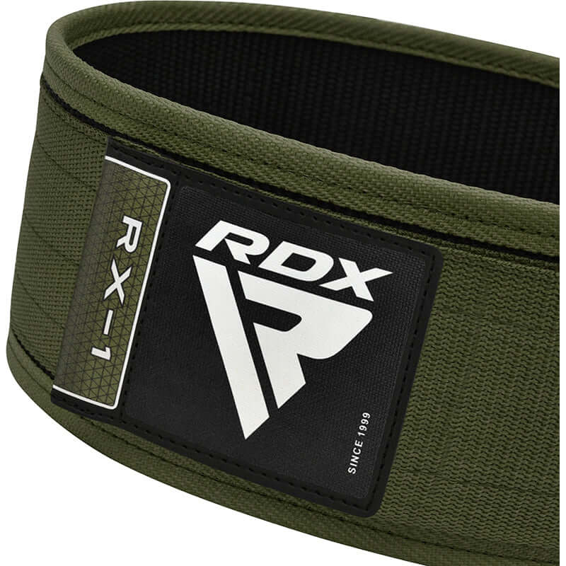 RDX RX1 Weight Lifting Belt#color_green
