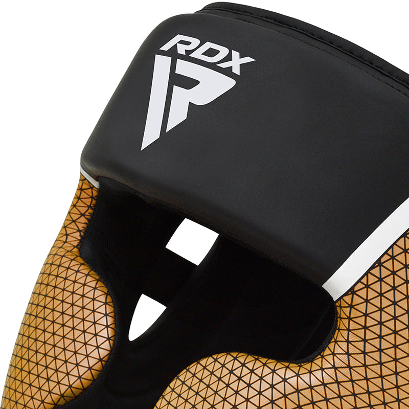 RDX HEAD GUARD AURA PLUS T-17#color_gold