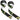 RDX W1 Weight Training Wrist Straps#color_camo-green