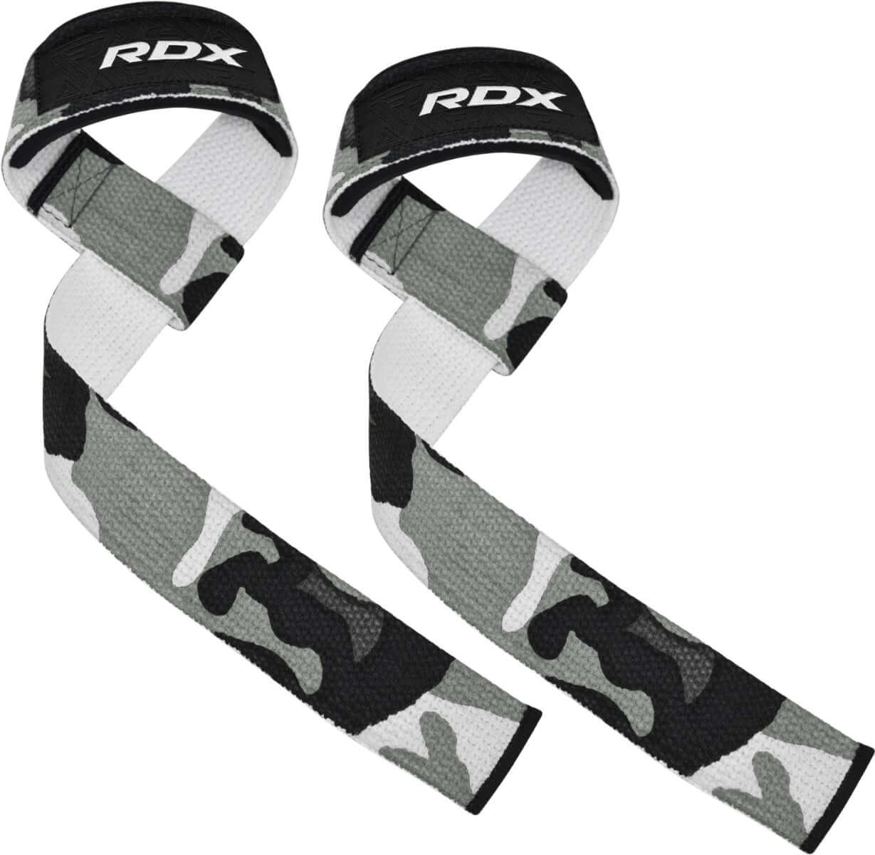 RDX W1 Weight Training Wrist Straps#color_grey