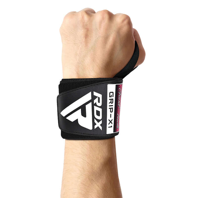 RDX W4 Wrist Support Wraps for Weight Lifting#color_pink