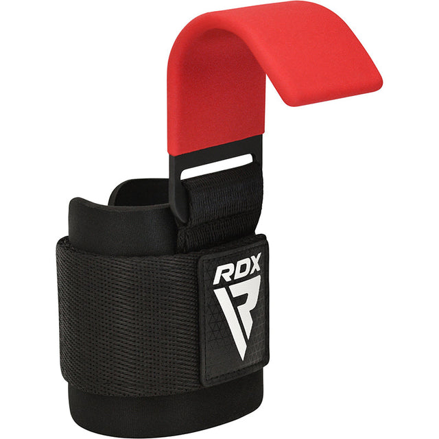 RDX W5 Weight Lifting Hook Straps#color_red