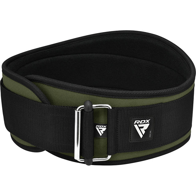 RDX X3 6 INCH  Weightlifting Neoprene Gym Belt#color_green