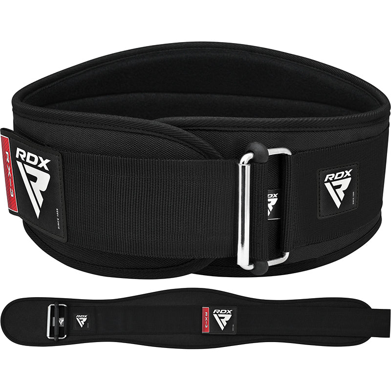 RDX X3 6 INCH  Weightlifting Neoprene Gym Belt#color_black