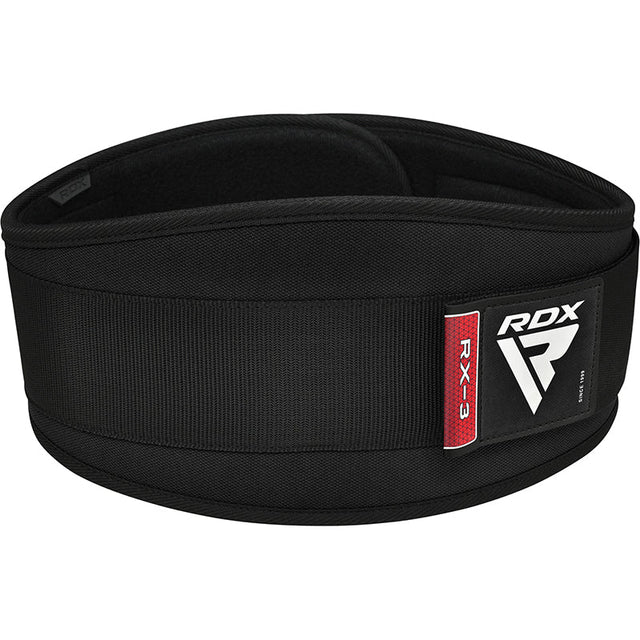 RDX X3 6 INCH  Weightlifting Neoprene Gym Belt#color_black