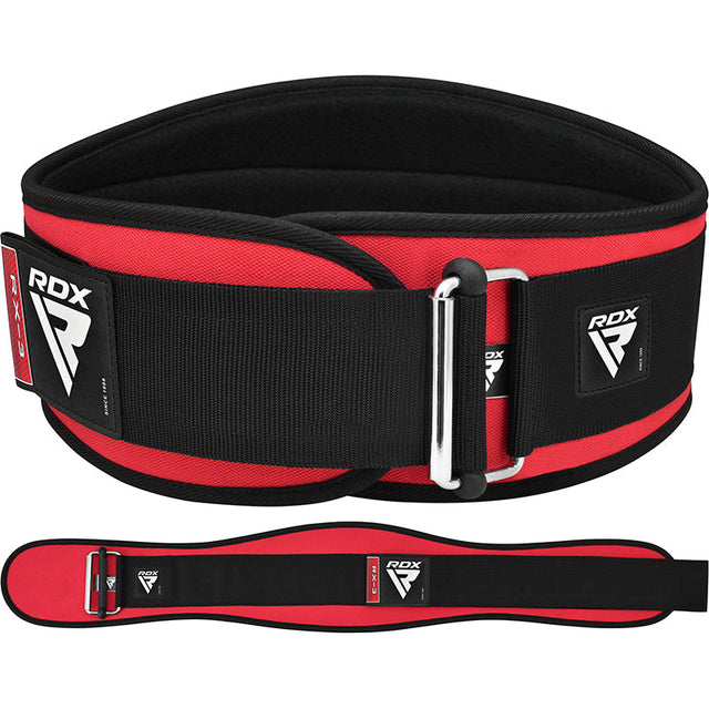 RDX X3 6 INCH  Weightlifting Neoprene Gym Belt#color_red