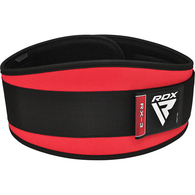 RDX X3 6 INCH  Weightlifting Neoprene Gym Belt#color_red