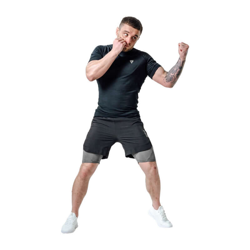 T16 2 - in - 1 Compression MMA Shorts - RDX Sports | Switzerland