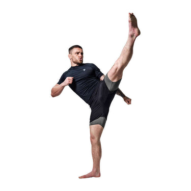 T16 2 - in - 1 Compression MMA Shorts - RDX Sports | Switzerland #color_black